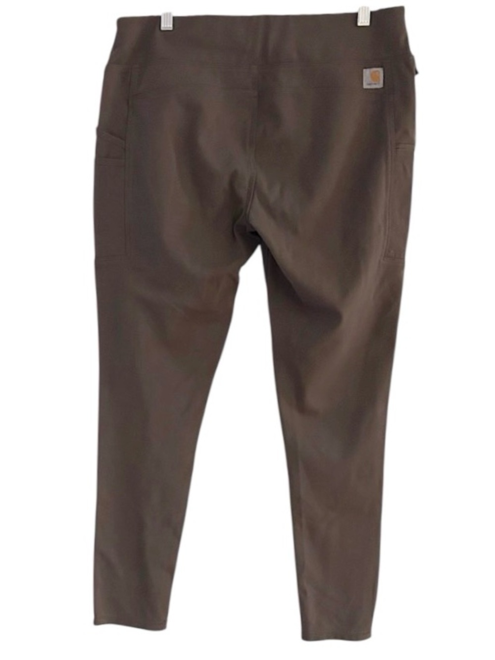 Carhartt Utility Leggings Size Large (12-14) Tarmac Olive Green Force Fitted - Picture 4 of 11